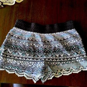 No boundaries women’s Eyelet  shorts!